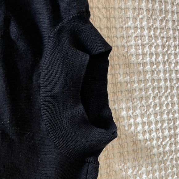 CeCe Black Knit Top - Picture 4 of 8